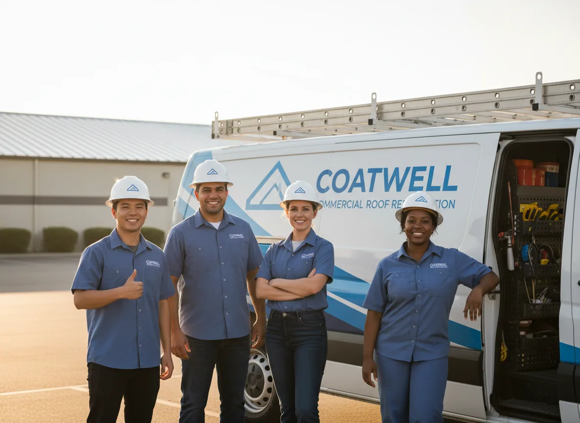 Commercial roof coating company in Winnie, TX