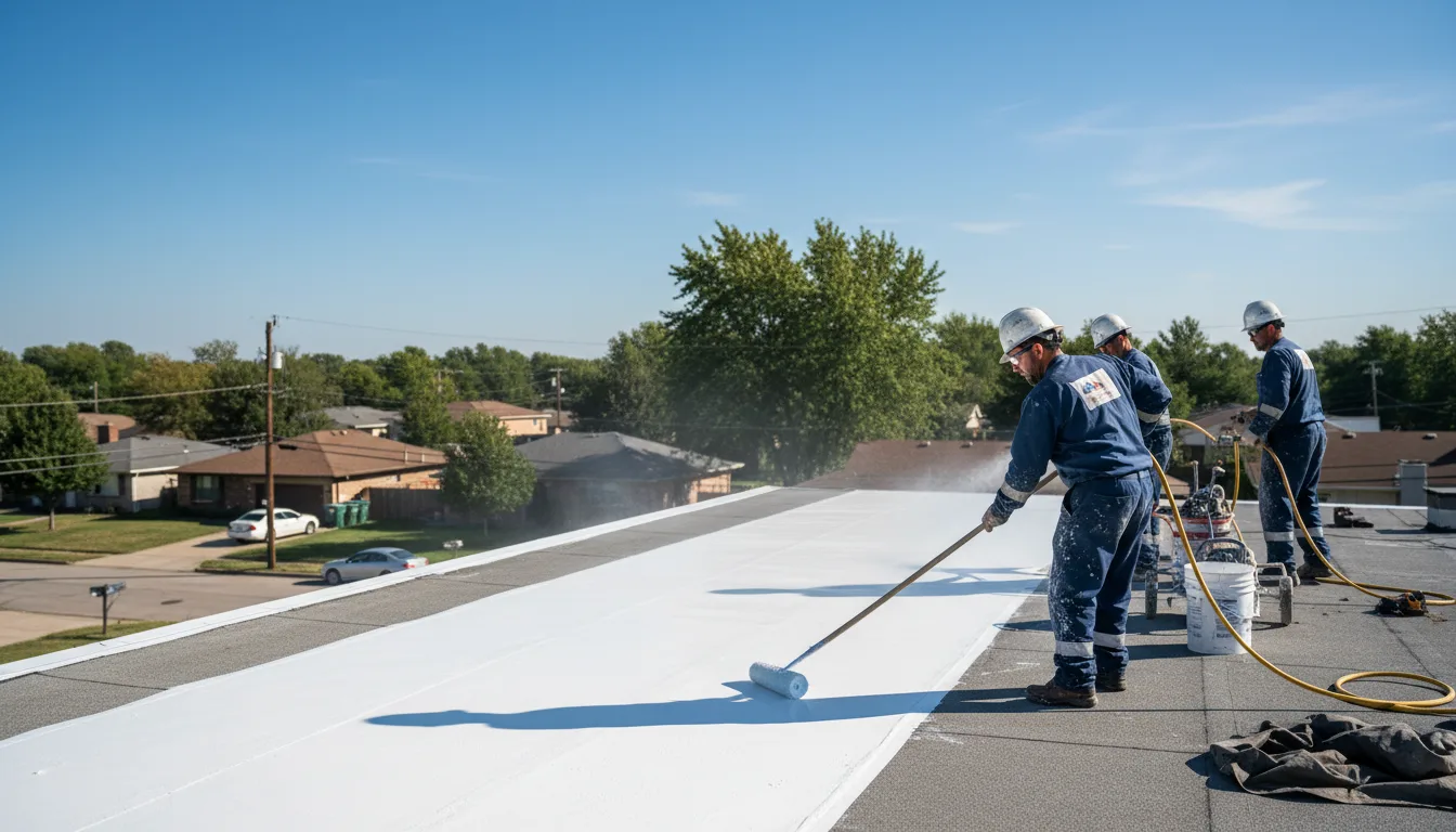Commercial roof coating in Winnie, TX near me